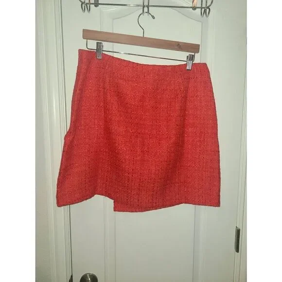 Loft Summer Nautical red Mini Skirt sz 12 - Picture 3 of 10